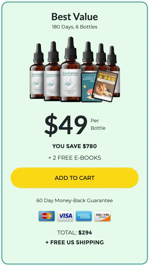 ZenCortex Buy 6 Bottles